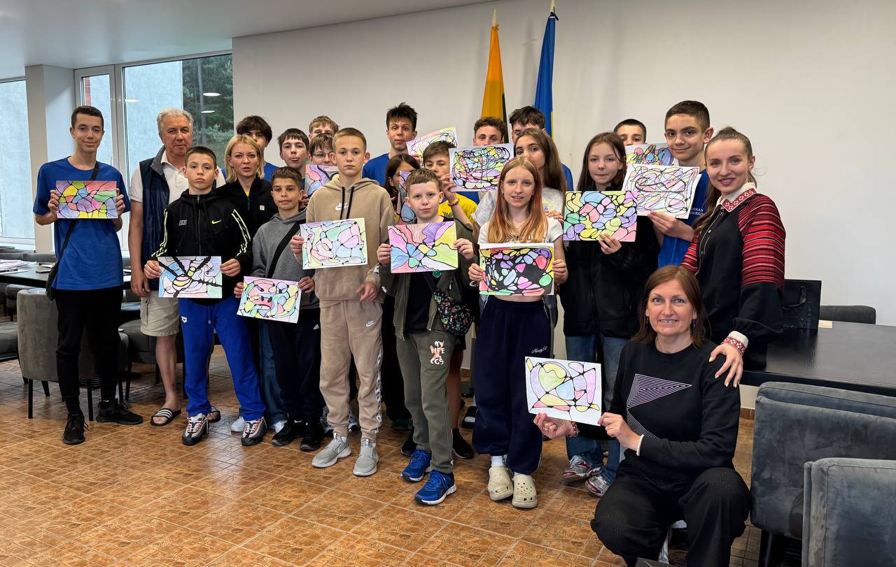 Юні спортсмени з Харкова відпочивають у спортивному таборі в Каунасі